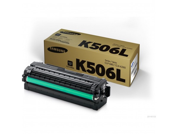 NEW Samsung CLT-K506L Black Toner Cartridge Color Laser Printer CLP-680 CLX-6260